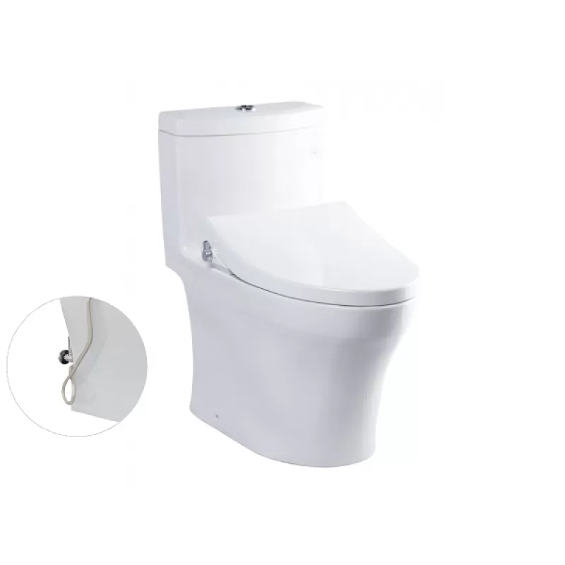 Bồn Cầu TOTO MS889DRE4#XW 1 Khối Nắp Rửa Cơ TCW1211A