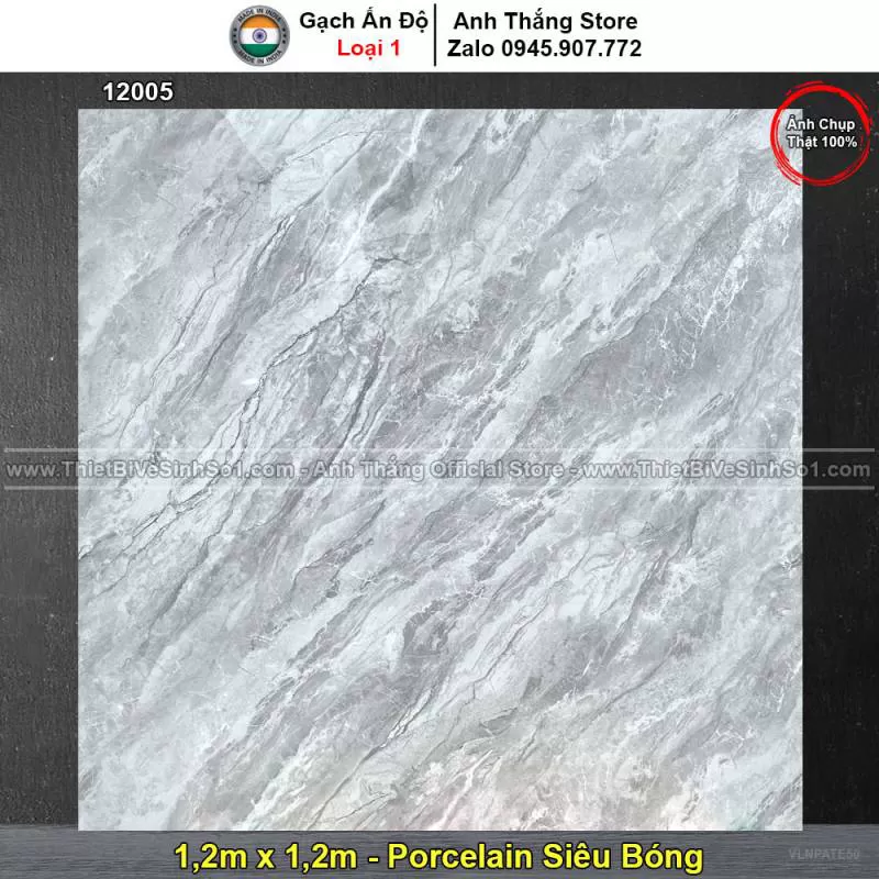 Gạch 1,2m x 1,2m Ấn Độ 12005