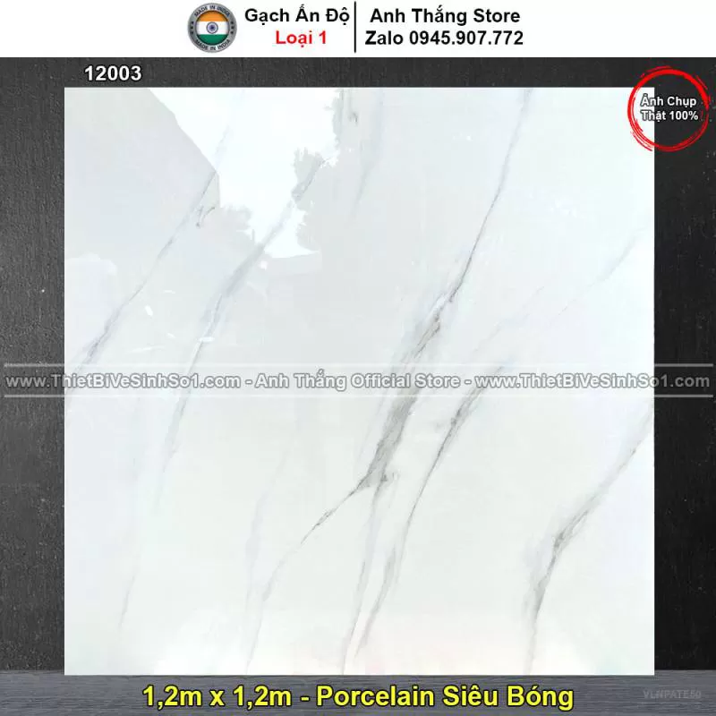 Gạch 1,2m x 1,2m Ấn Độ 12003