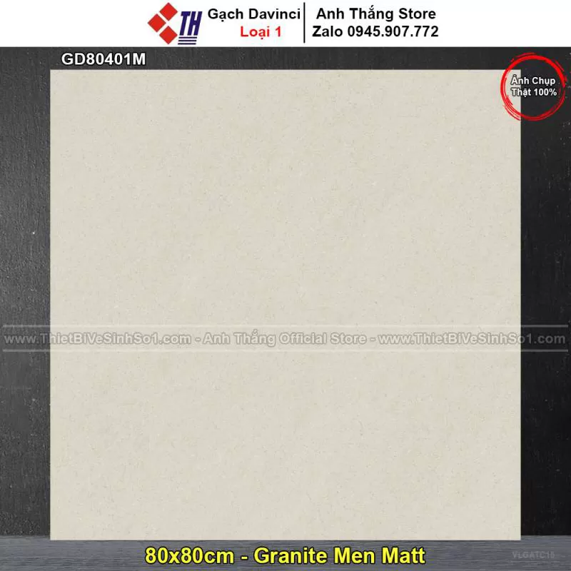 Gạch 80x80 Davinci GD80401M 