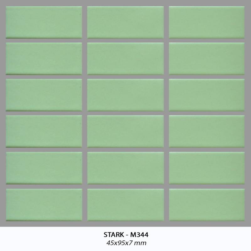 Gạch mosaic men mờ Luster 45x95mm 4595M344