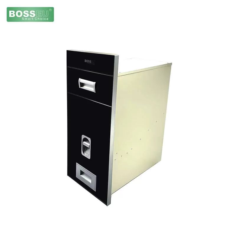 Thùng gạo mặt gương nút nhấn BS300Black