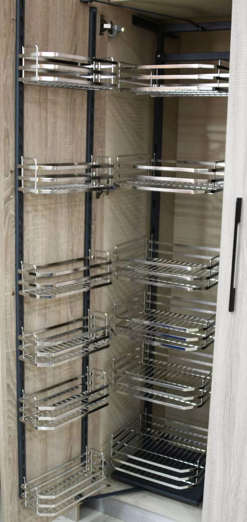 Tủ kho đựng đồ dự trữ inox 304 nan dẹt đáy cao cấp BS304.445