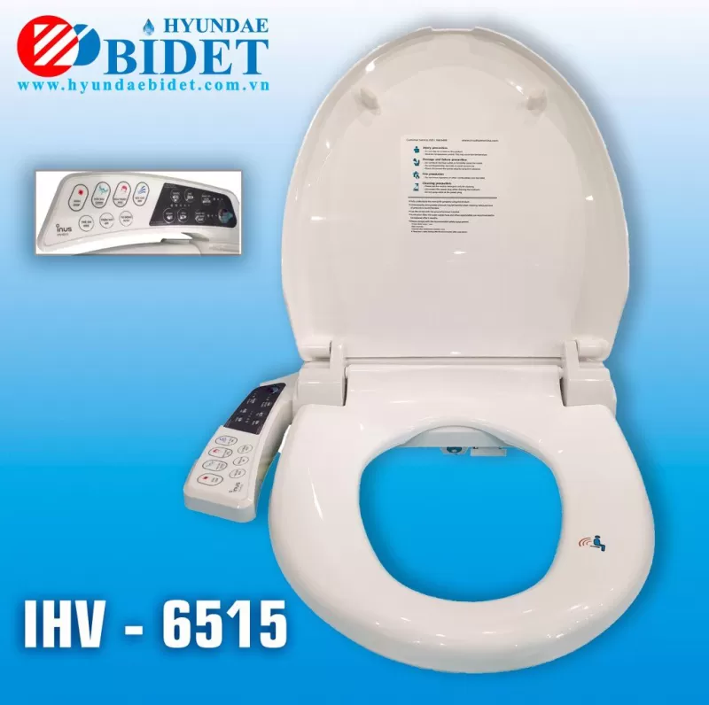 Nắp Bồn Cầu Điện Thông Minh Hyundae Bidet IHV-6515