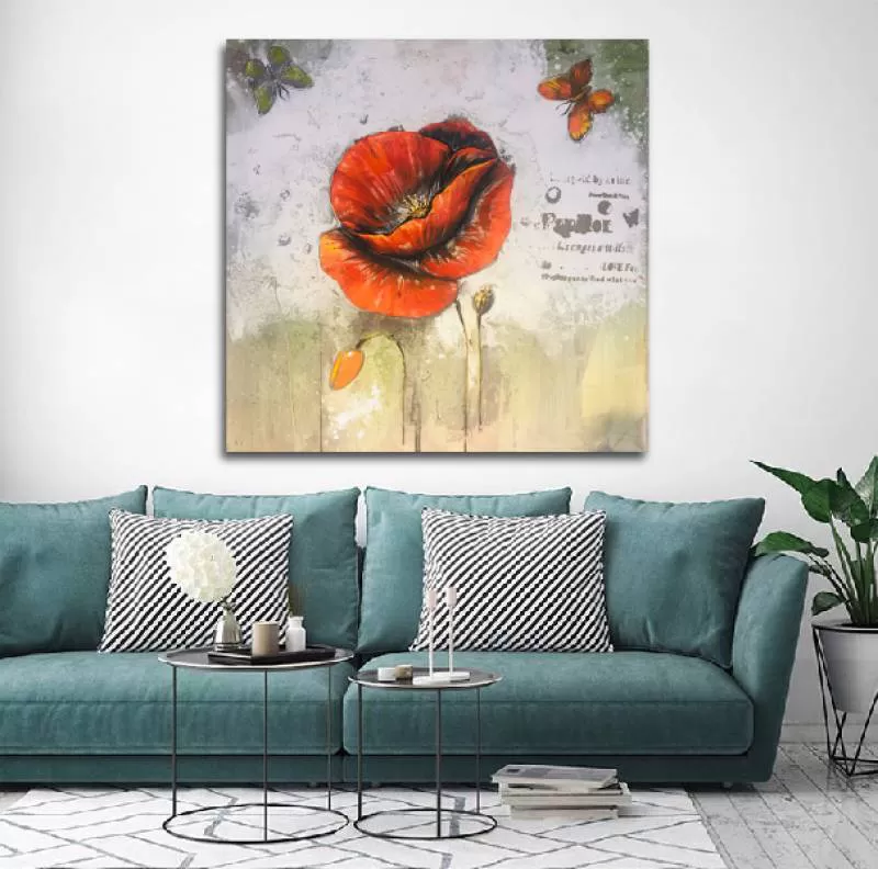 Tranh 3D Treo Tường Cao Cấp (100x100cm) 