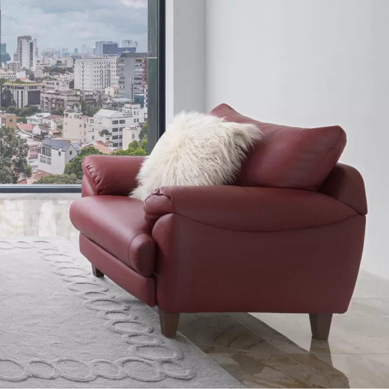 Mua bộ Sofa da Nhật sang trọng 1 chỗ Westwood 