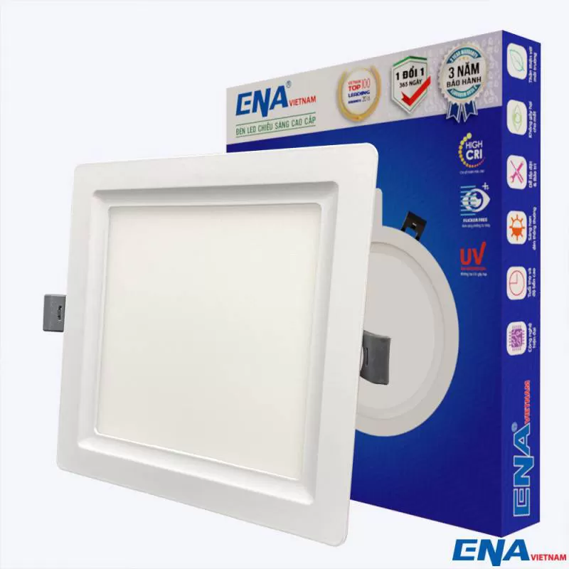 Đèn LED âm trần vuông 18W mẫu AVF