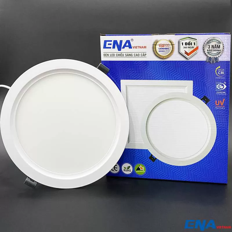 Đèn LED âm trần tròn 18W 3 chế độ mẫu ATF