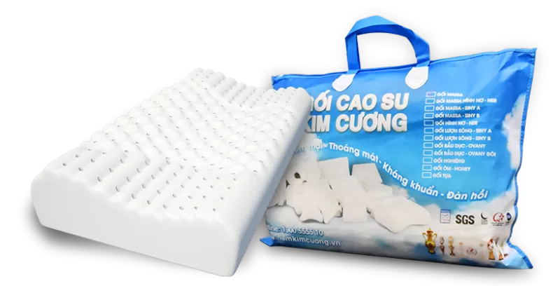 Gối cao su xuất khẩu Princess - Massage A