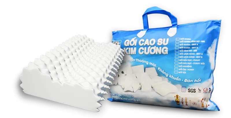 Gối cao su xuất khẩu Princess - Massage B