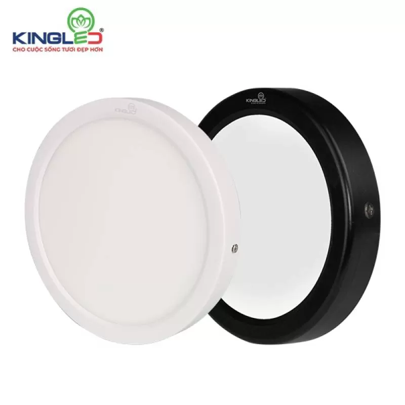 Đèn led ốp trần tròn 24W Moonstone Đen/Trắng ONL-24SS-T210