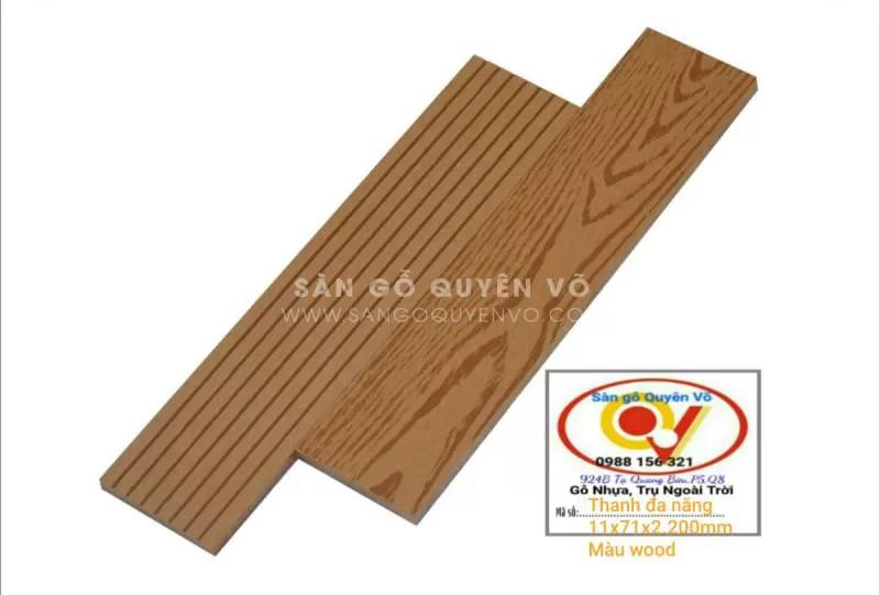 Thanh đa năng ngoài trời - wood- bản 71mm
