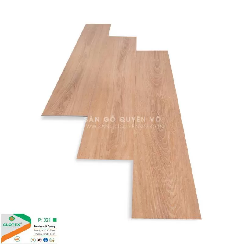 Sàn nhựa 3,2mm hèm khóa -P321