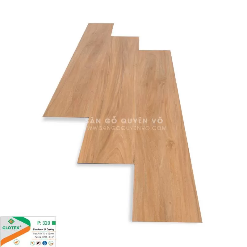 Sàn nhựa 3,2mm hèm khóa -P320