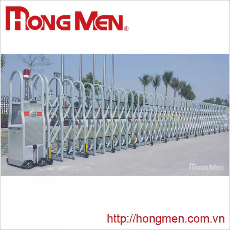 Cổng xếp tự động hợp kim nhôm SQM-Y