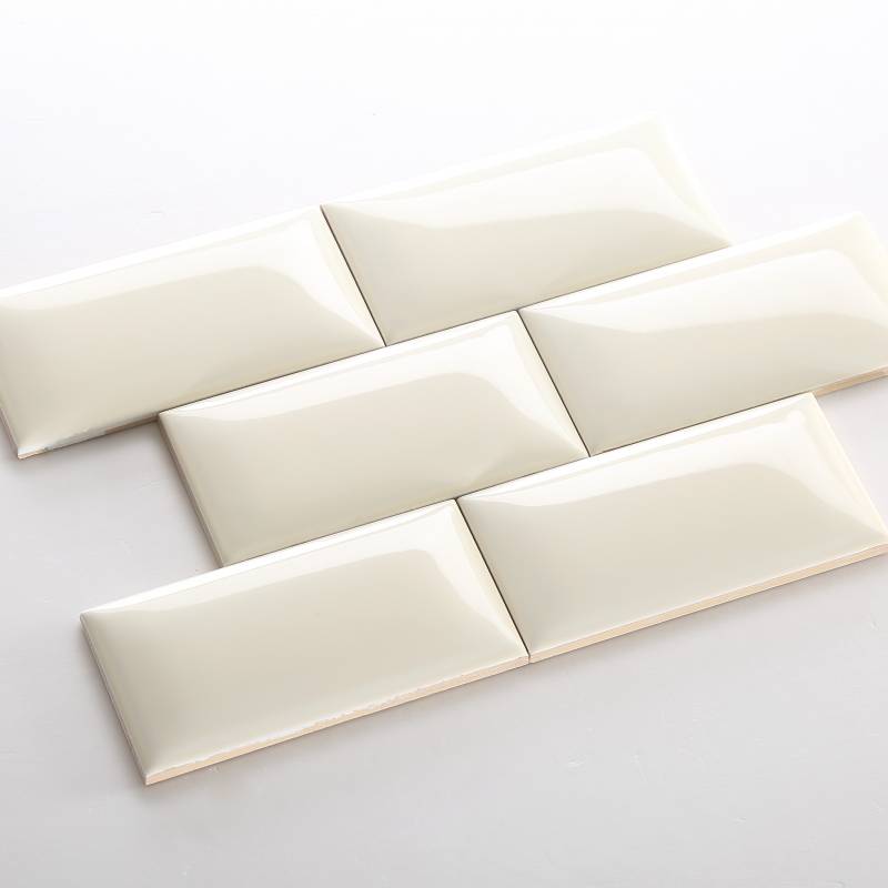 Gạch thẻ bánh mì màu be bóng 75*150mm M751501P