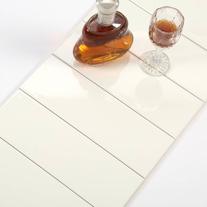 Gạch thẻ màu be bóng phẳng 100*300mm M1301 