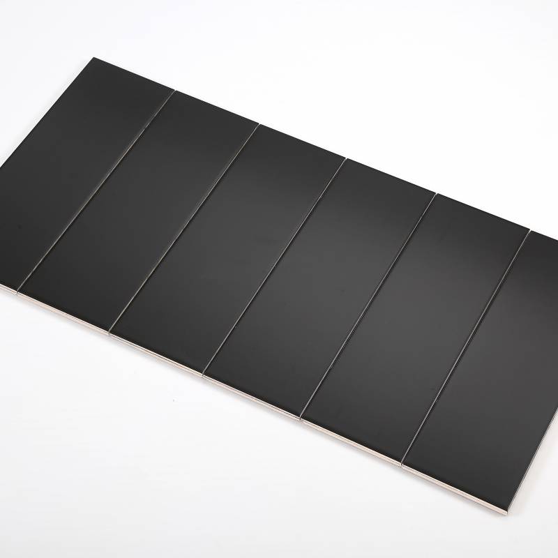 Gạch thẻ màu đen mờ phẳng 100*300mm M1307Y 
