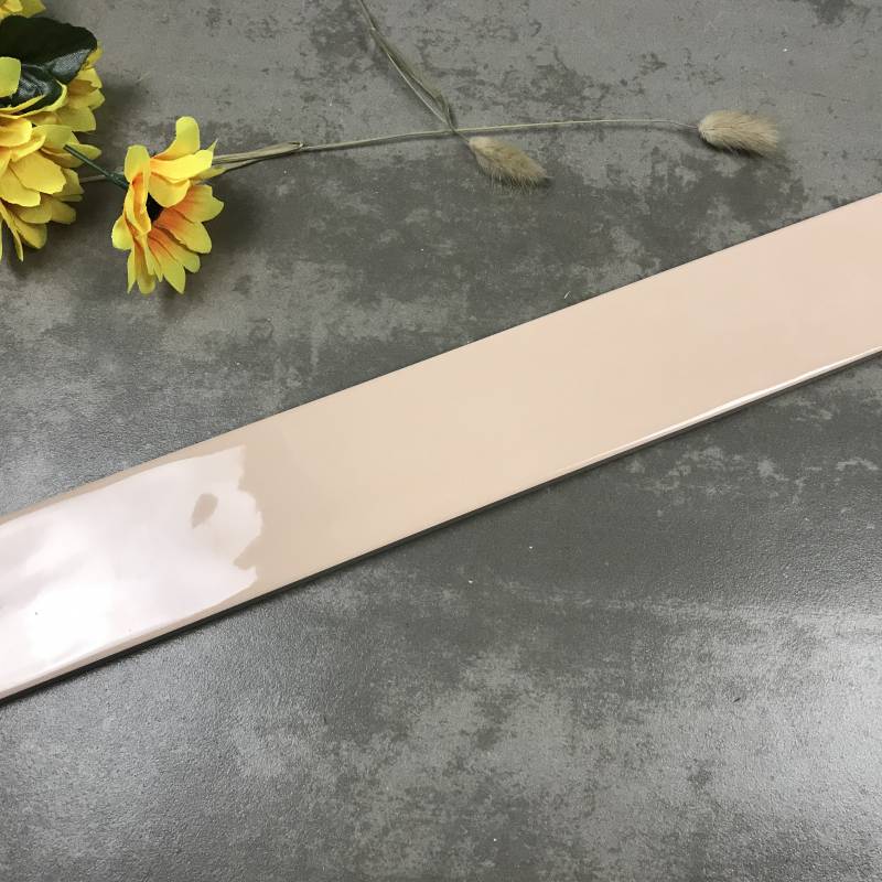 Gạch thẻ hồng bóng phẳng 60*400mm M6041BH