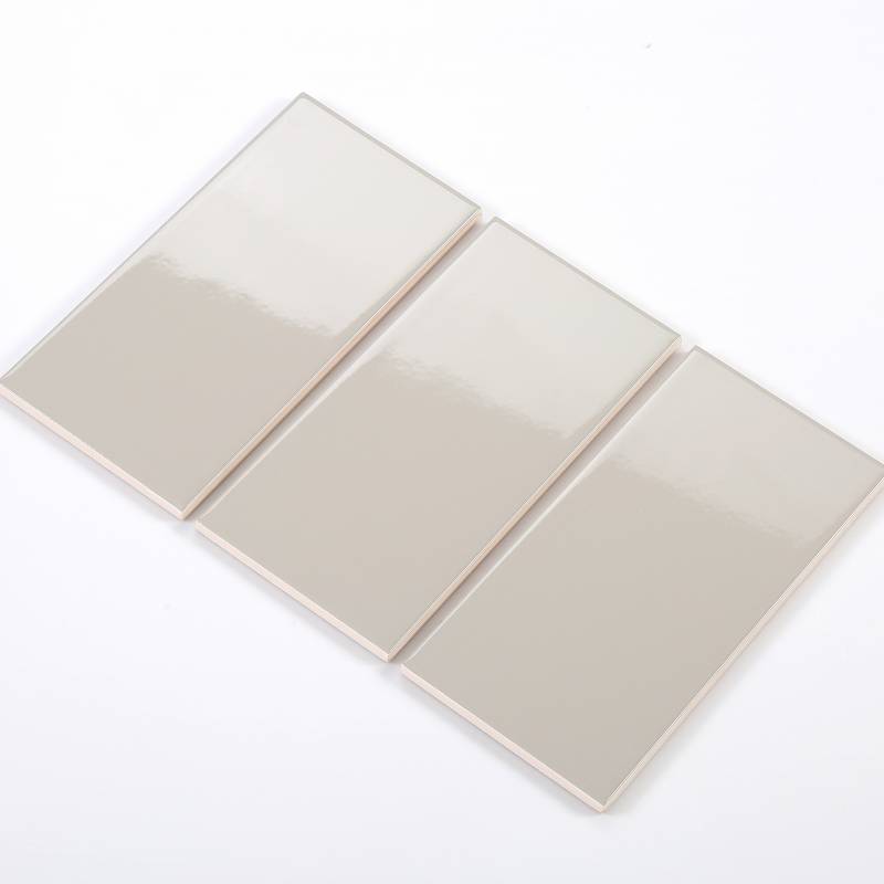 Gạch thẻ màu xám nhạt bóng phẳng KT 100*200mm M1202