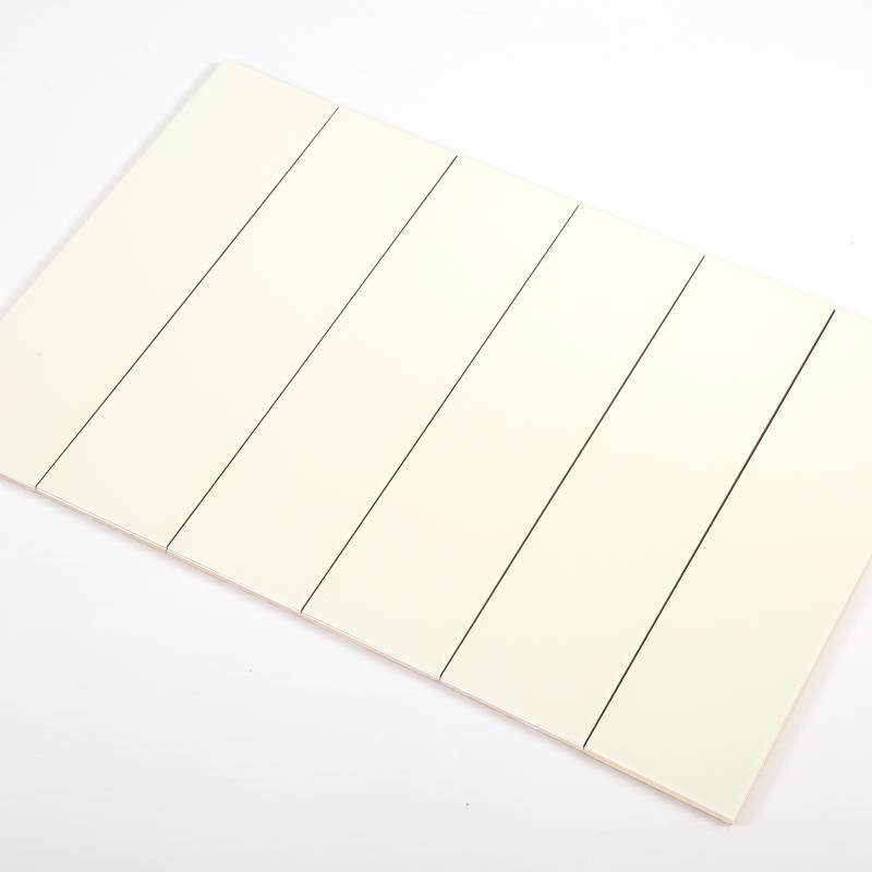 Gạch thẻ trắng be phẳng 100*400mm M1411Y