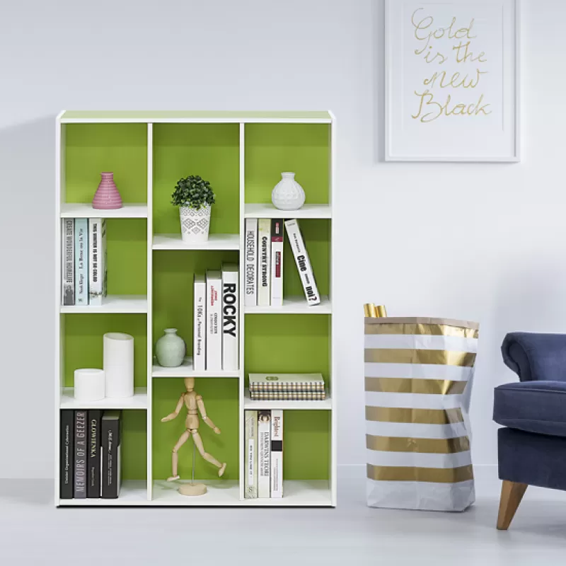 Kệ hồ sơ xanh trắng SK115 