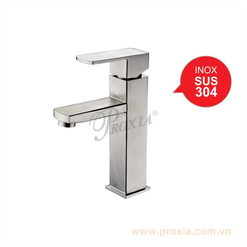 Vòi lavabo nóng lạnh INOX 304 PROXIA PR-423