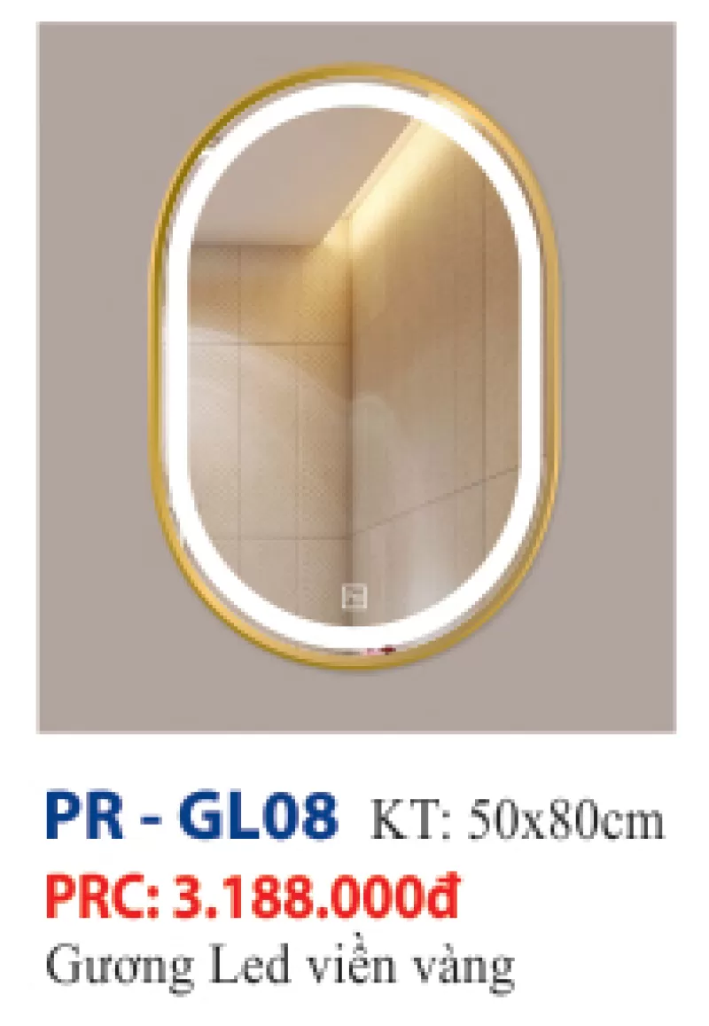 GƯƠNG SOI ĐÈN LED CAO CẤP PR-GL08