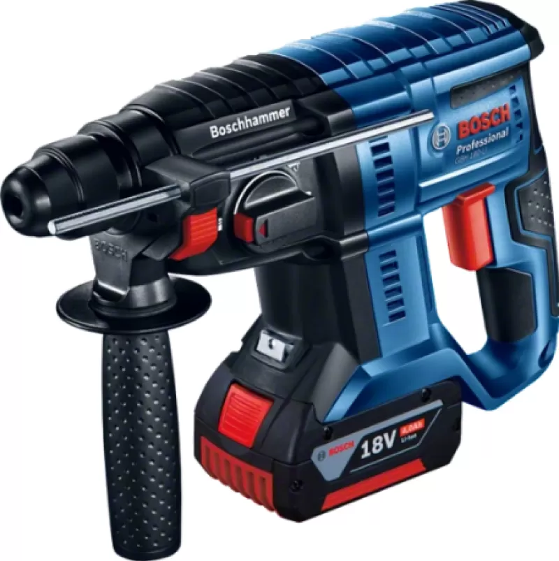Máy khoan búa kiểu xoay dùng pin với mũi SDS plus GBH 180-LI Professional - KIM MINH