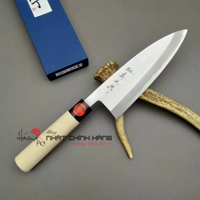 Dao Deba Tanaka thép Aogami ghép 2 lớp 180mm - Nhập khẩu Nhật Bản 