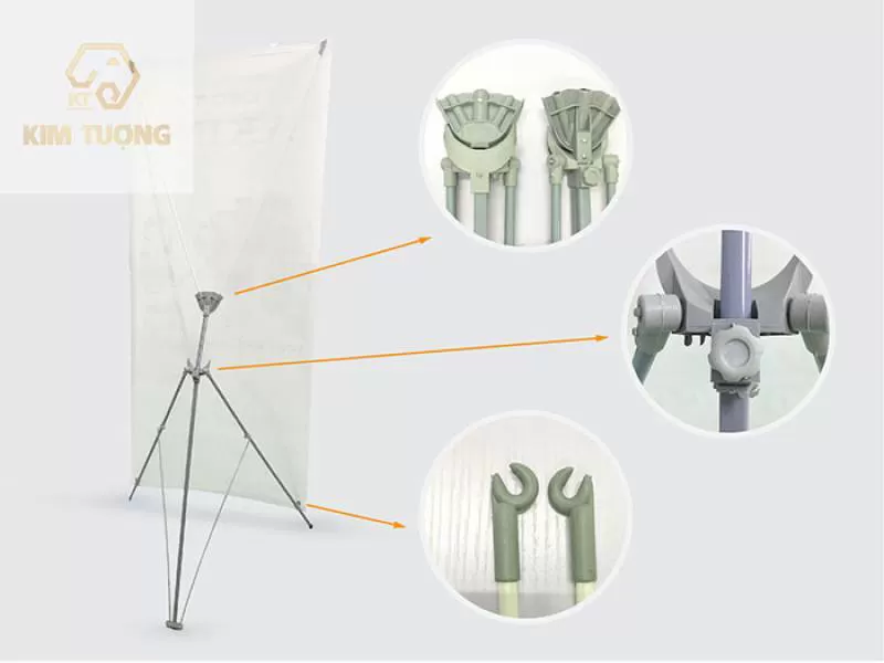 Standee chữ X Hàn Quốc Mới Chất Lượng