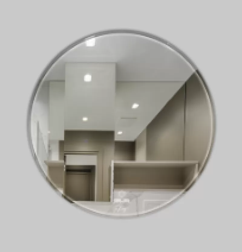 Gương tròn viền nhôm F11C80