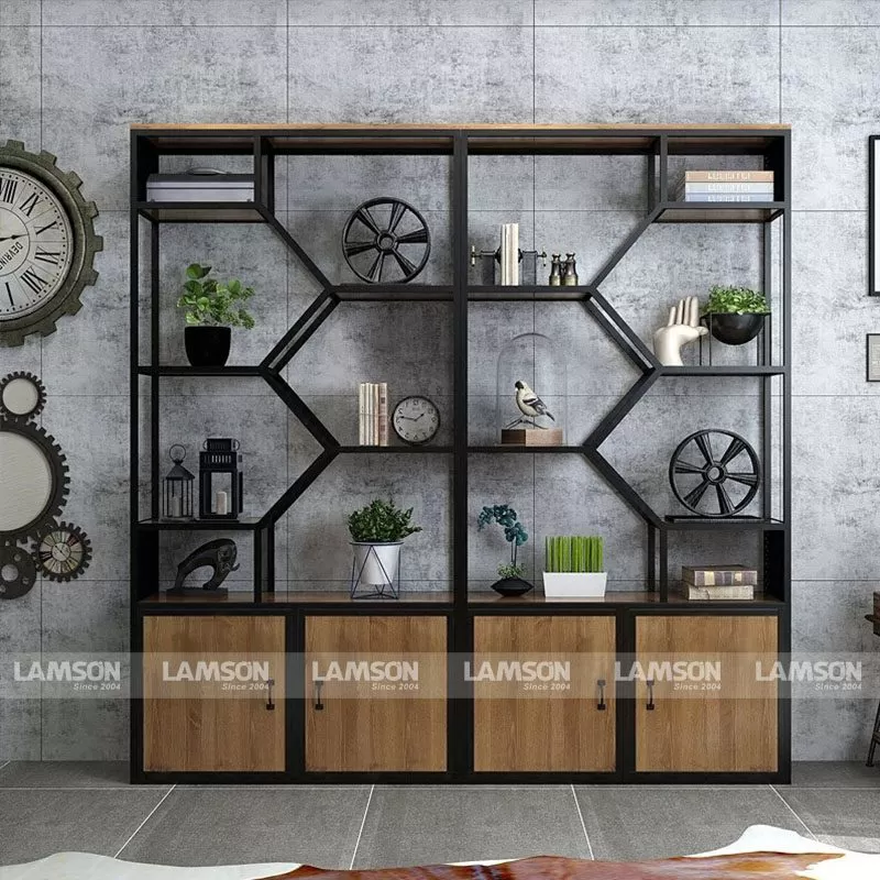 Kệ sắt trang trí vách ngăn IRON #08