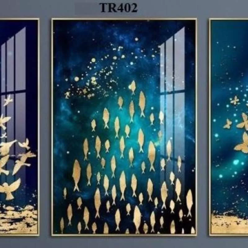 Tranh pha lê sứ 60x80cm, 60x80cm, 60x80cm TR402