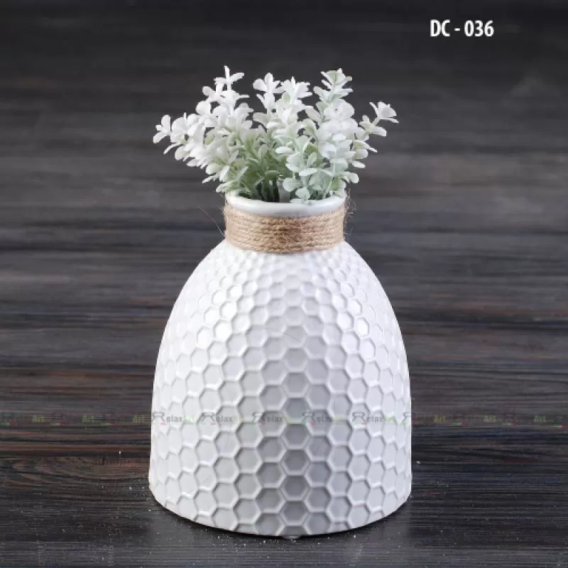 Bình gốm vây cá DC036 