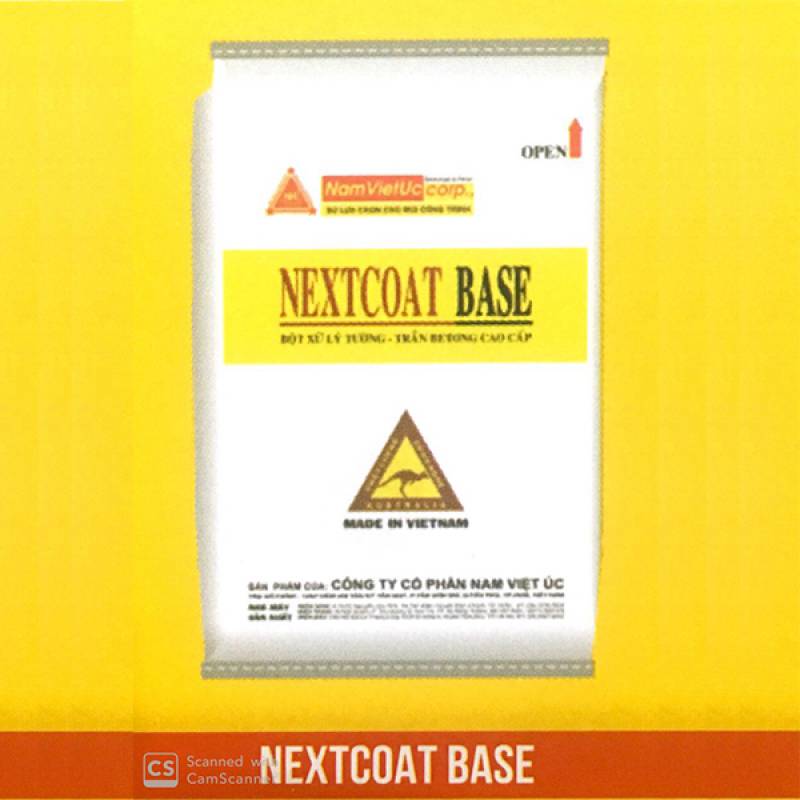 Bột bả xử lý tường trần cao cấp NEXTCOAT BASE Nam Việt Úc sử dụng cho nội & ngoại thất