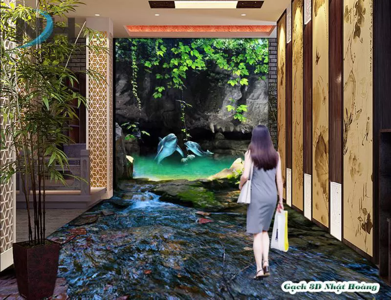 Gạch 3D lát nền 3DNH26