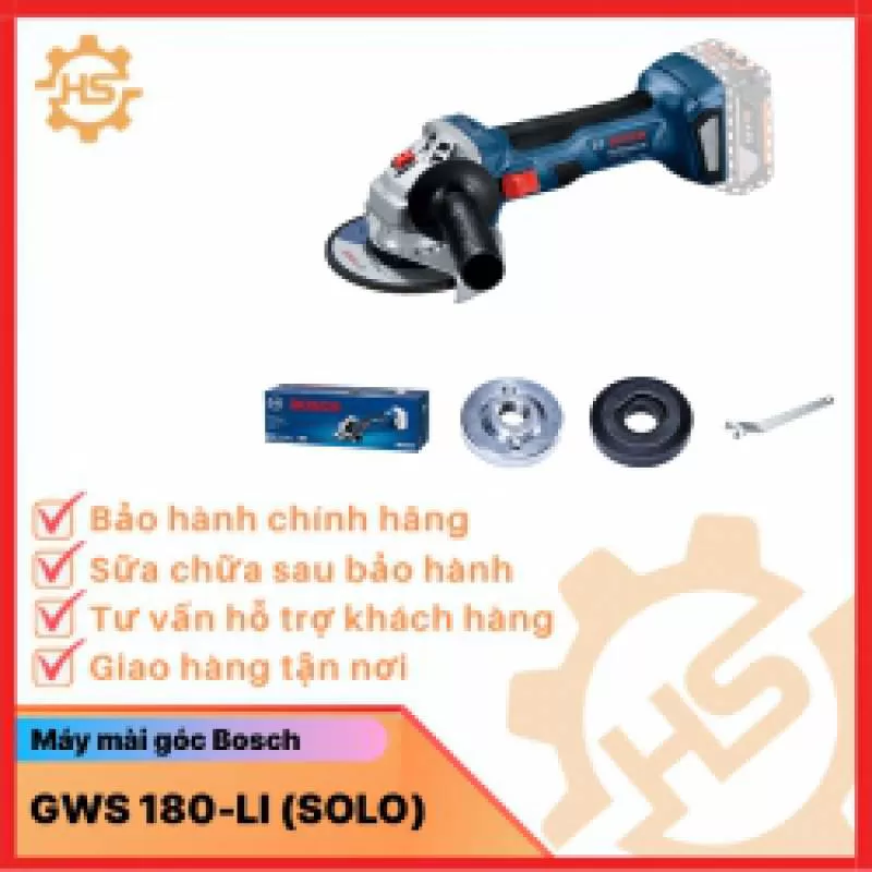 Máy mài góc dùng pin Bosch GWS 180-LI (SOLO) mã 06019H90K0 