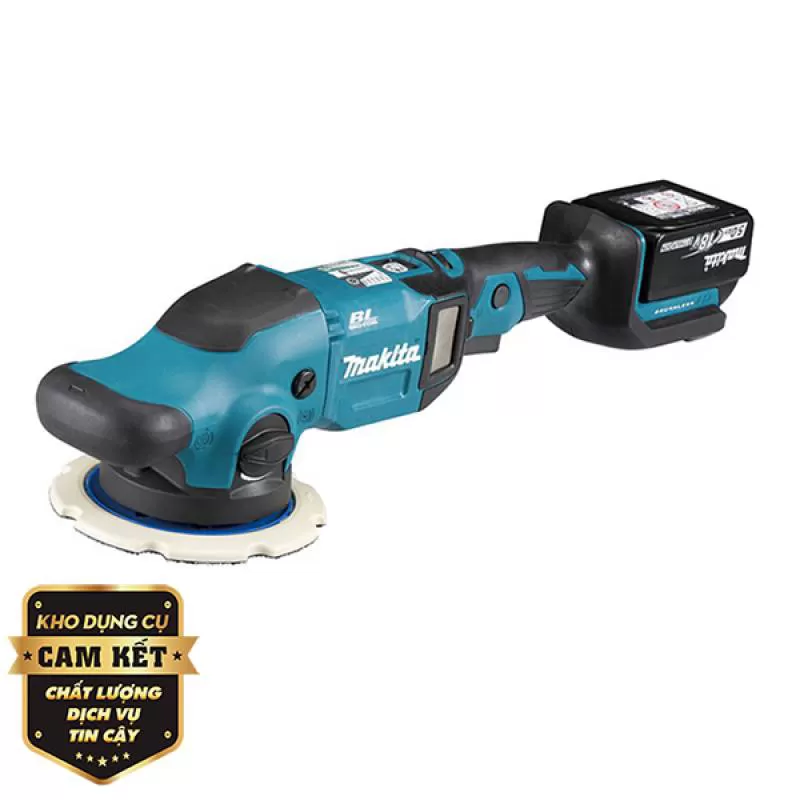 Máy đánh bóng quỹ đạo tròn dùng pin 18V Makita DPO500RTE