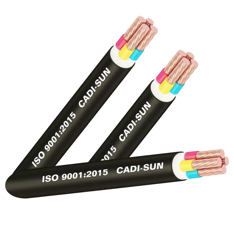 Cáp đồng 4 ruột, bọc cách điện PVC, vỏ bọc PVC- CVV 4X