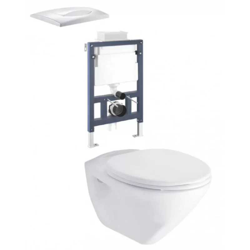 Bồn Cầu Cotto SC199(T) Treo Tường Thoát Ngang Tâm 230mm