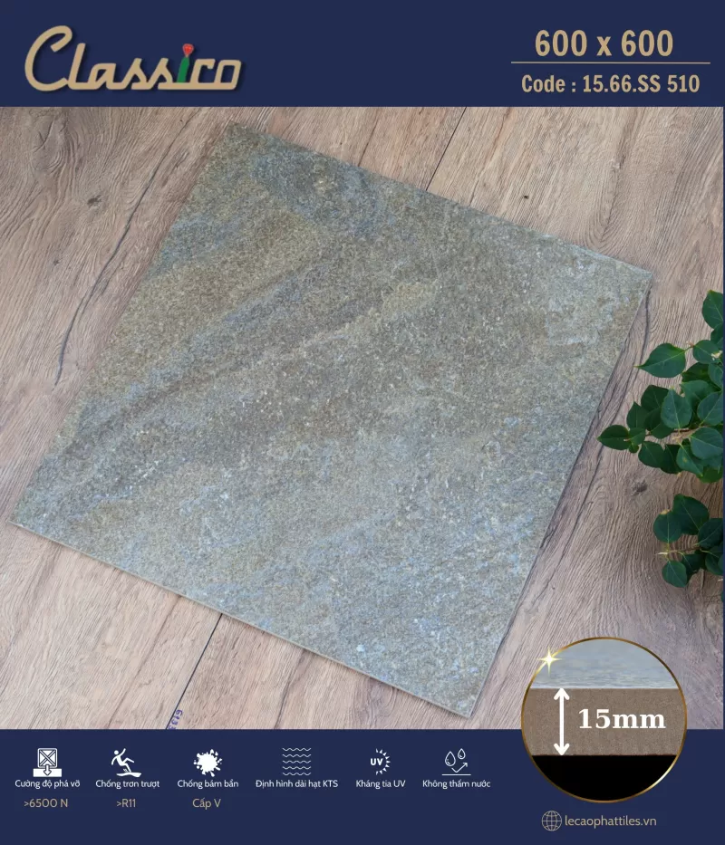 APODIO CLASSICO 1566SS510 (Mờ) (15mm)