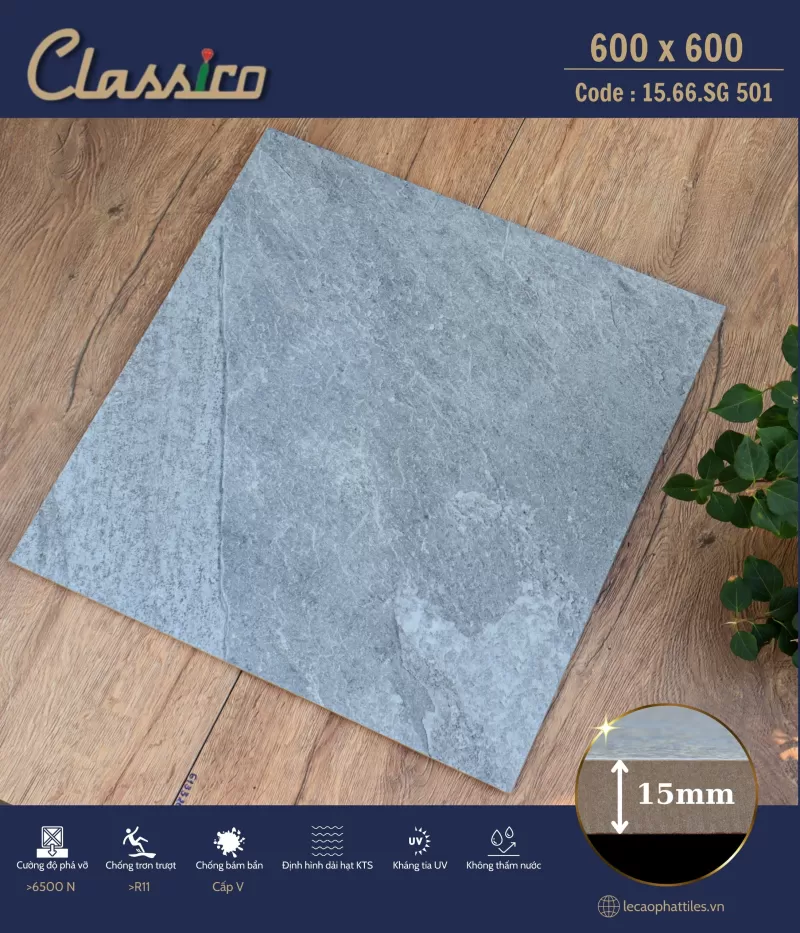 APODIO CLASSICO 1566SG501 (Mờ) (15mm)