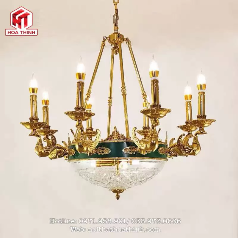 Đèn chùm đồng HTD-23