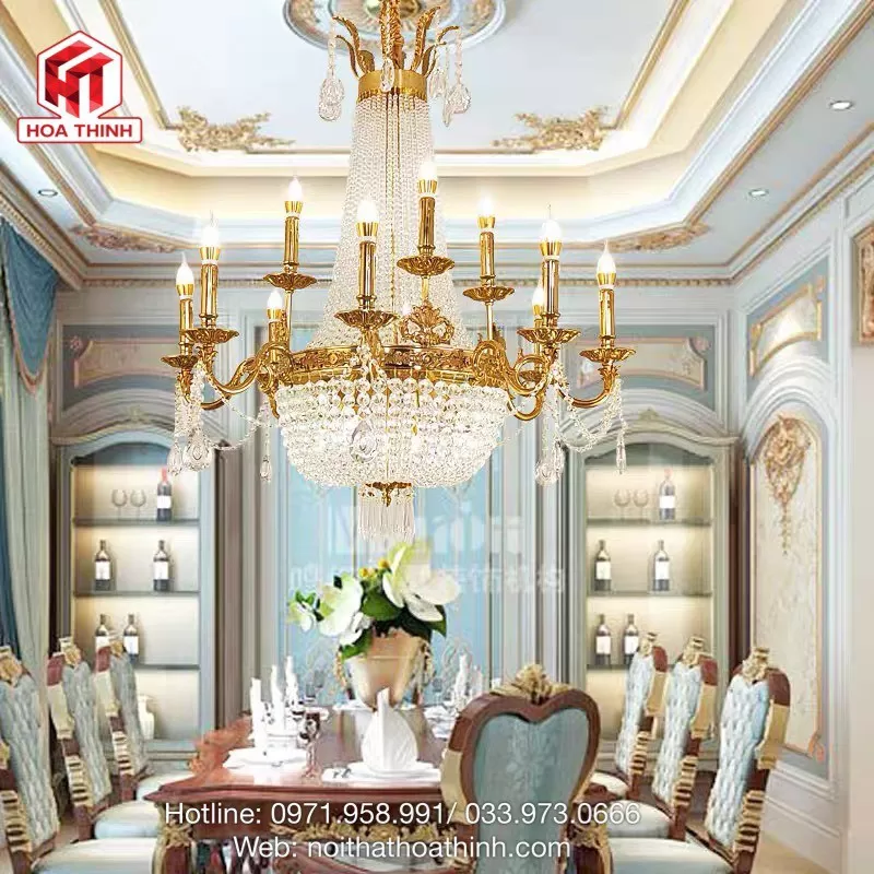 Đèn chùm đồng HTD-21