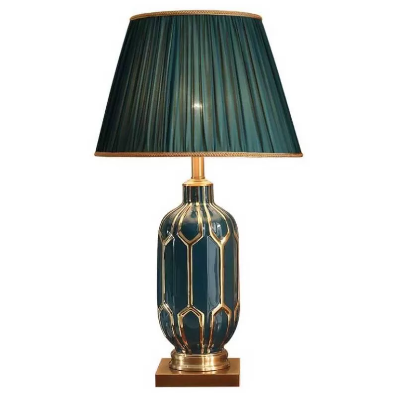 Đèn bàn cổ điển gốm sứ HTB-33