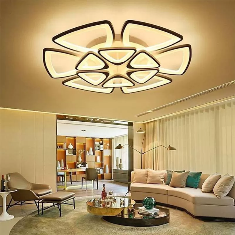 Đèn ốp trần phòng khách hiện đại HTOP-006