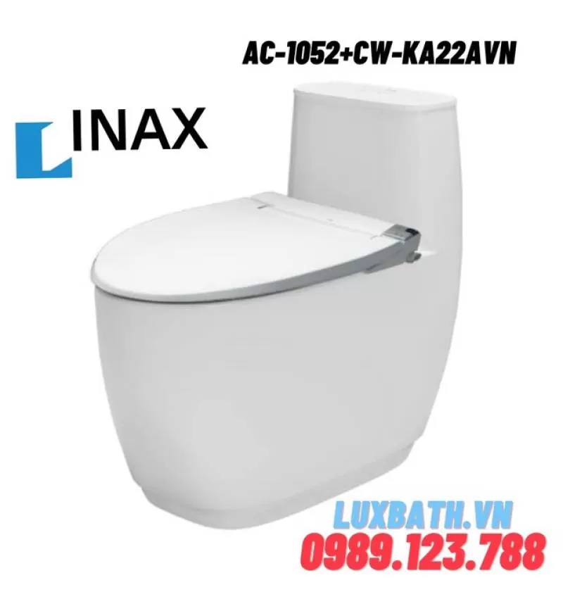 Bồn cầu 1 khối nắp điện tử INAX AC-1052+CW-KA22AVN