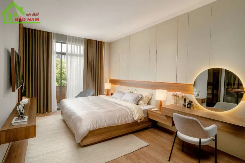 Phòng Ngủ Gỗ Công Nghiệp 