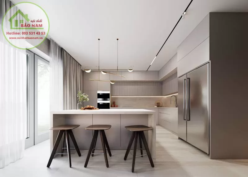 Tủ Bếp Gỗ Hiện Đại Rẻ Đẹp Tp.Hcm 